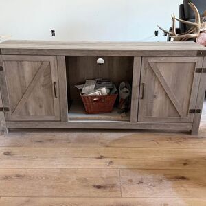Barn Door Modern Farmhouse TV Stand
